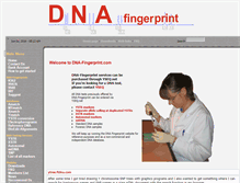 Tablet Screenshot of dna-fingerprint.com